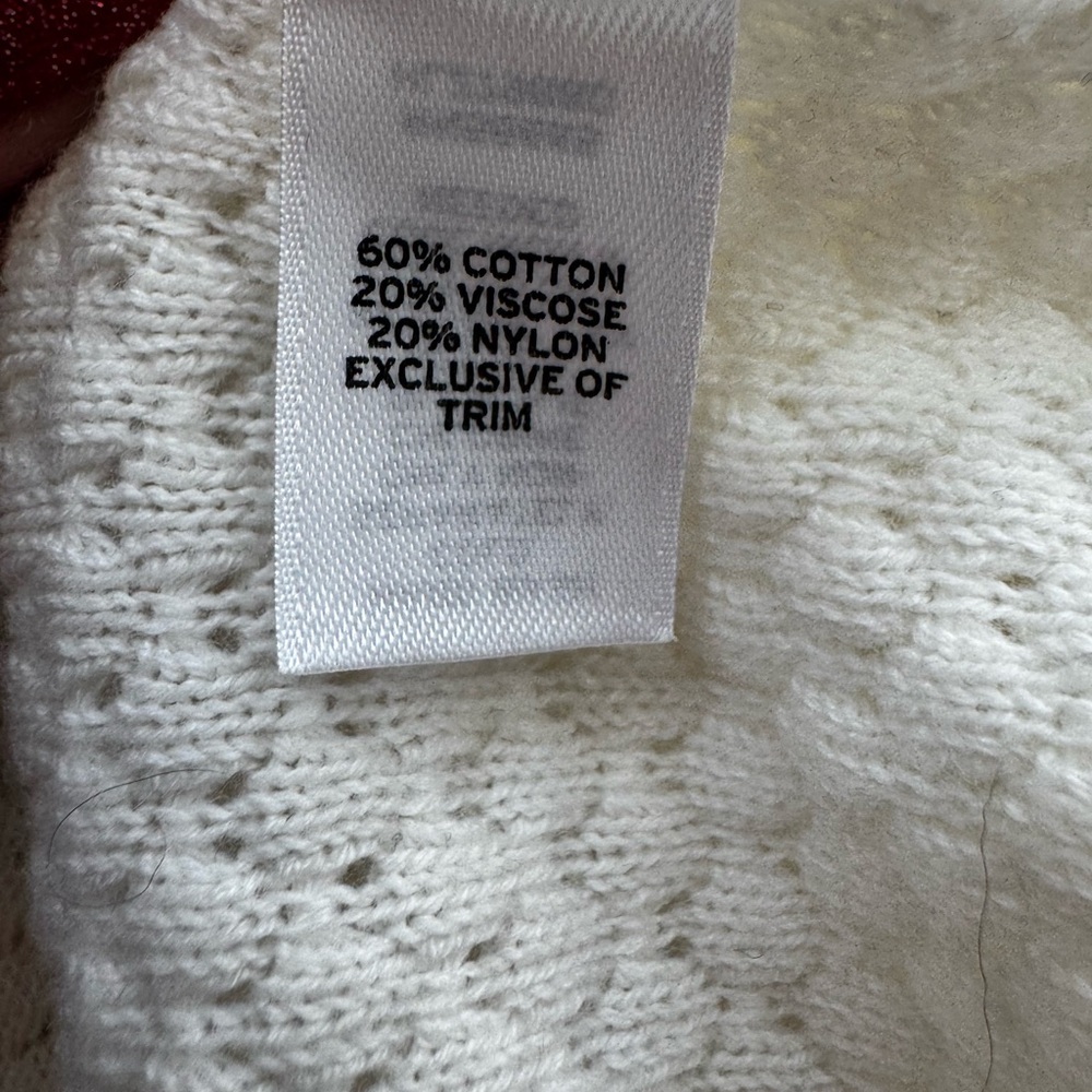 Hinge Cream Sweater with Embellished Neckline - Picture 9 of 10